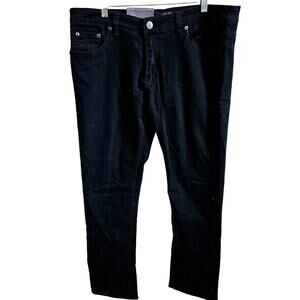 J.Tomson Men's Black Skinny Fit Jeans 38x32 NWT